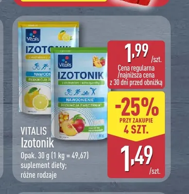 Izotonik Vitalis promocja w Aldi