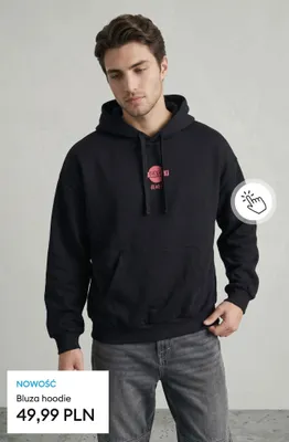 Bluza hoodie promocja w Sinsay