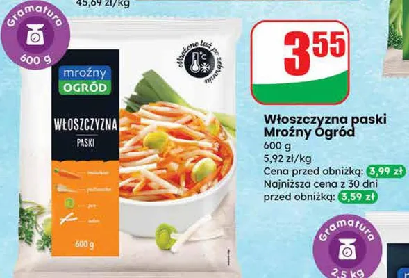 Włoszczyzna paski promocja w Dino