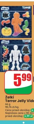 Żelki Terror Jelly Vidal promocja w Dino