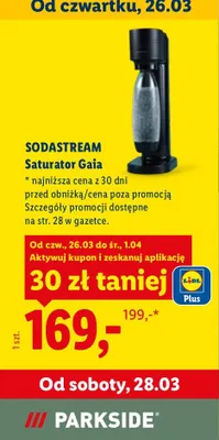 Saturator Gaia promocja w Lidl