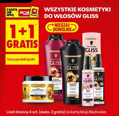 Wszystkie kosmetyki do włosów promocja w Biedronka