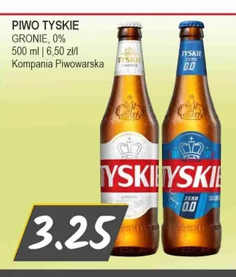 Piwo bezalkoholowe Tyskie promocja w Słoneczko