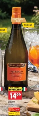 Prosecco frizzante półwytrawne białe promocja w Biedronka
