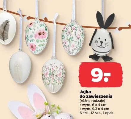 Jajka do zawieszenia promocja w Netto