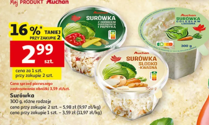 Surówka promocja w Auchan