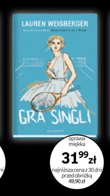 Książka Gra singli Lauren Weisberger oprawa miękka promocja w Empik