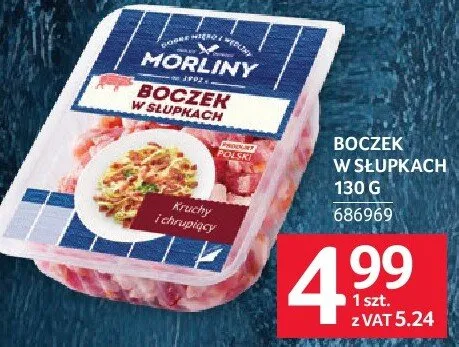 Boczek w słupkach Morliny promocja w Selgros