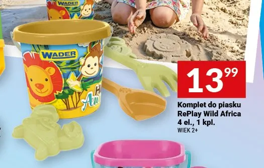 Komplet do piasku RePlay Wild Africa promocja w Twój Market