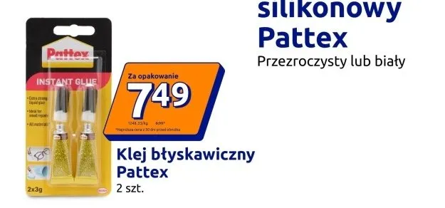 Klej błyskawiczny promocja w Action