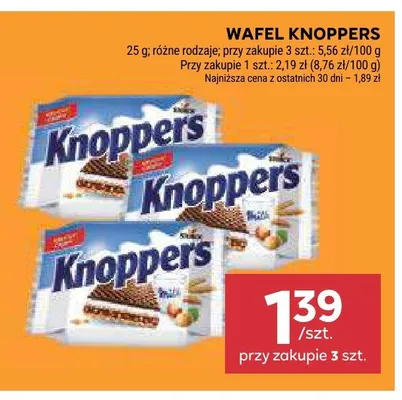 Wafel Knoppers promocja w Stokrotka
