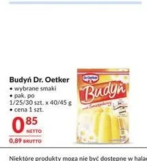 Budyń Dr. Oetker promocja w Makro