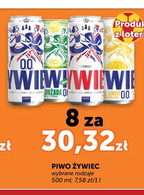 Piwo bezalkoholowe Żywiec 0,0% promocja w Euro Sklep