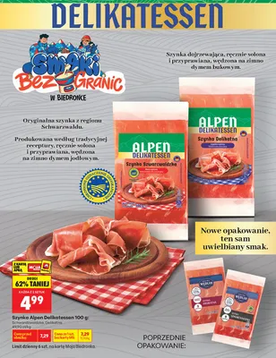 Szynka delikatna promocja w Biedronka