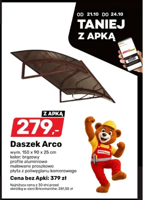 Daszek Arco promocja w Bricomarche