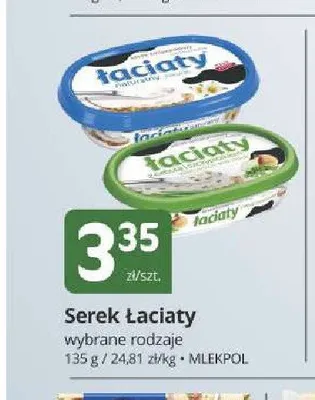 Serek puszysty Łaciaty Mlekpol promocja w Marketvita