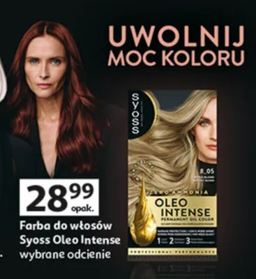 Farba do włosów Syoss Oleo Intense promocja w Auchan