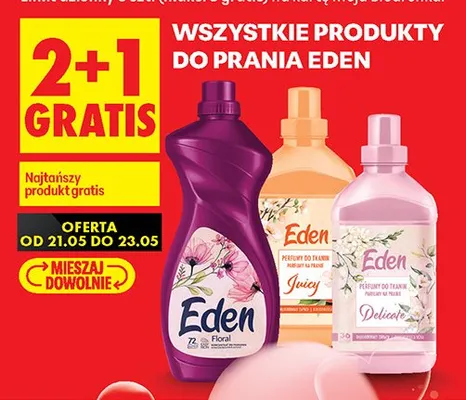 Produkty do prania Eden promocja w Biedronka