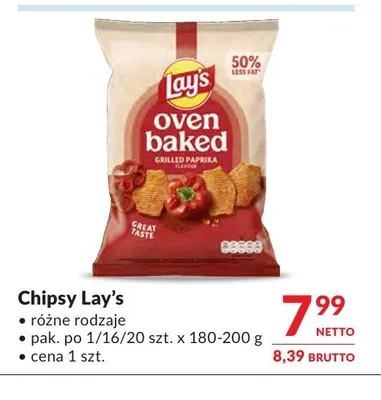 Chipsy Lay's promocja w Makro