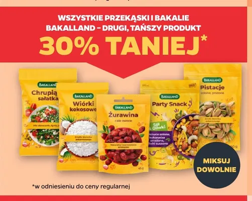 Mieszanka orzechów Party Snack Bakalland promocja w Netto