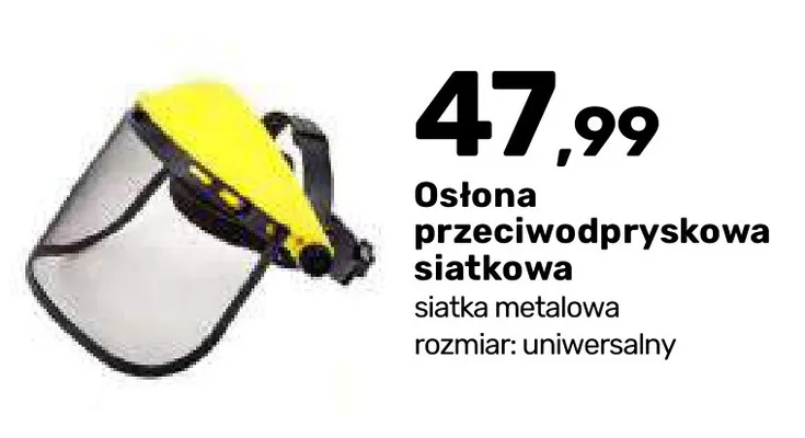 Osłona przeciwodpryskowa siatkowa promocja w Bricomarche