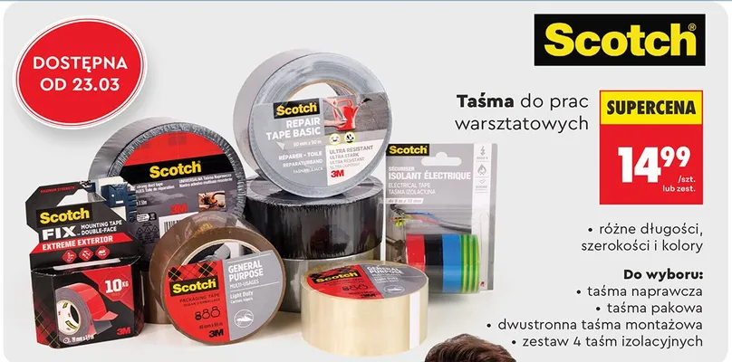 Taśma do prac warsztatowych promocja w Biedronka