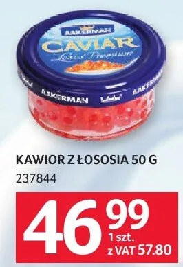 Kawior z łososia Lakerman promocja w Selgros