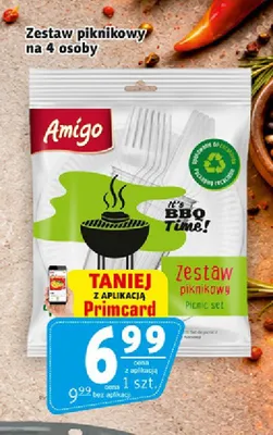 Zestaw piknikowy Amigo na 4 osoby promocja w Prim Market