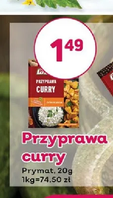 Przyprawa curry Prymat promocja w Bliski