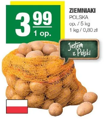 Ziemniaki polska promocja w SPAR