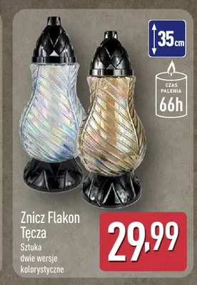 Znicz flakon Tęcza promocja w Aldi