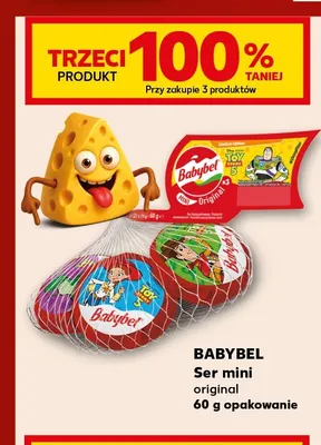 Ser mini Babybel original promocja w Kaufland