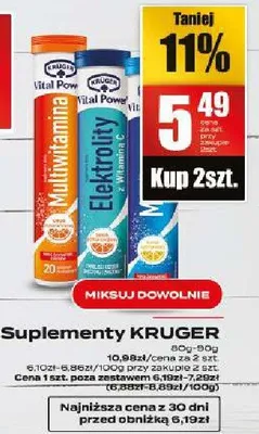 Suplementy Kruger Multiwitamina promocja w Supeco