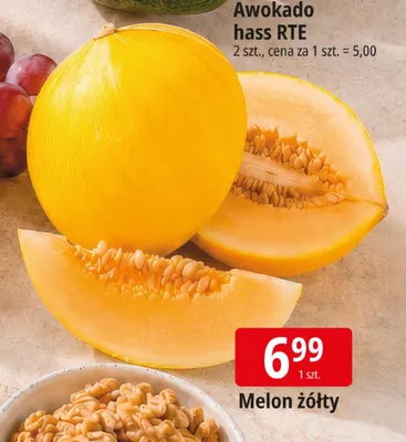 Melon żółty promocja w Leclerc
