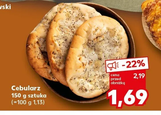 Cebularz 150g sztuka promocja w Kaufland