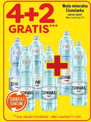 Woda mineralna Cisowianka promocja w POLOmarket