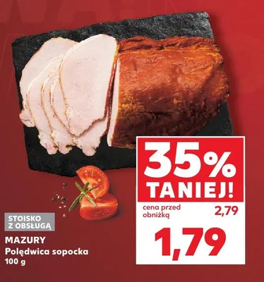 Polędwica sopocka MAZURY promocja w Kaufland