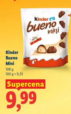 Batoniki Bueno Mini promocja w Lidl