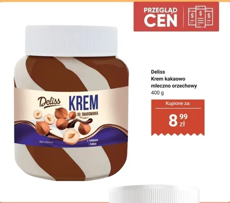 Krem kakaowo mleczno orzechowy promocja w Dino