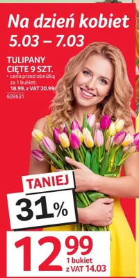 Tulipany cięte 9 szt. różne odmiany promocja w Selgros