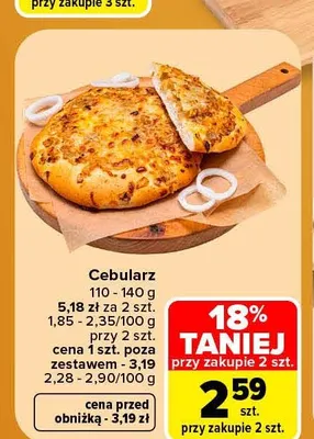 Cebularz promocja w Carrefour