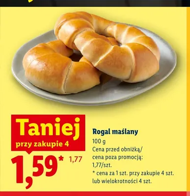 Rogal maślany promocja w Lidl