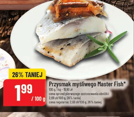 Przysmak myśliwego Master Fish promocja w POLOmarket