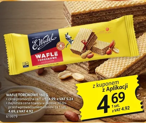 Wafle torcikowe Wedel 160 g promocja w Selgros
