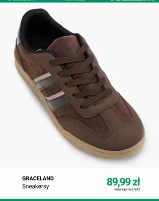 Sneakersy Graceland promocja w Deichmann