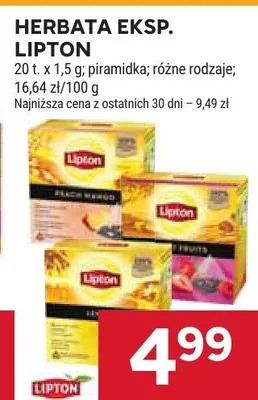 Herbata eksp. Lipton promocja w Stokrotka