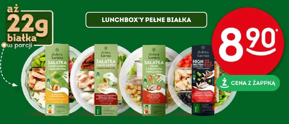 Lunchbox'y pełne białka promocja w Żabka