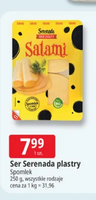 Ser Serenada plastry Spomlek promocja w Leclerc