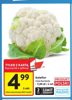 Kalafior promocja w Intermarche
