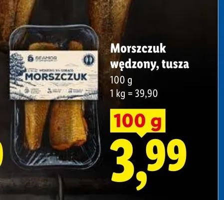Morszczuk wędzony tusza Seamor promocja w Lidl
